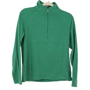 White Sierra 1/2 Zip Fleece Pullover Green M